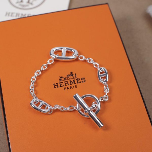 réplica,joyas,joyería,1:1,replica,fake,lujo,barato Collar largo Hermes nariz de cerdo
