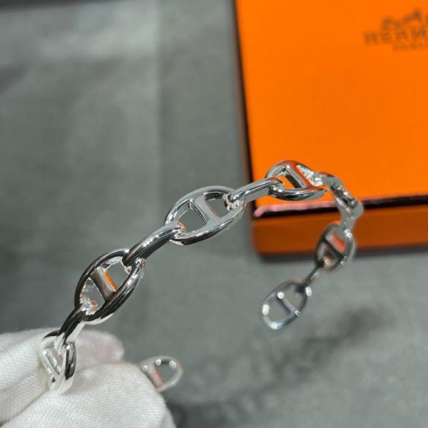 réplica,joyas,joyería,1:1,replica,fake,lujo,barato Hermes Kang Kang Bolsa Estilo Concha Blanca