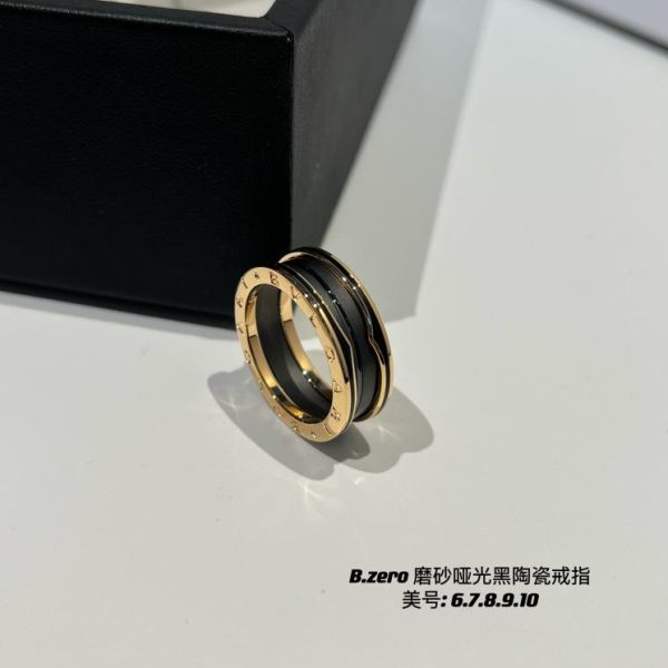 réplica,joyas,joyería,1:1,replica,fake,lujo,barato Anillo de cerámica imprescindible clásico Bvlgari Bv