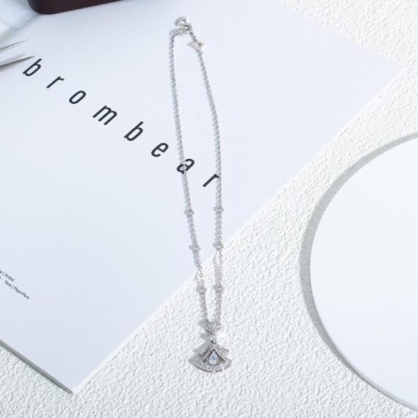 réplica,joyas,joyería,1:1,replica,fake,lujo,barato Collar de abanico de diamantes de ensueño de Bvlgari Diva