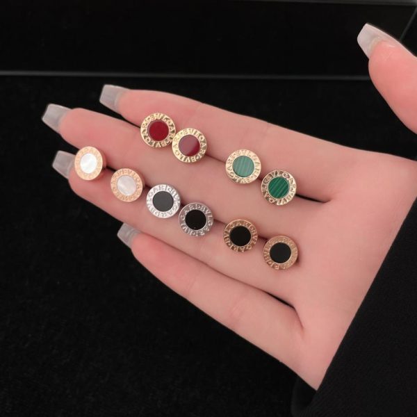réplica,joyas,joyería,1:1,replica,fake,lujo,barato Pendientes premium de la serie Bvlgari BV
