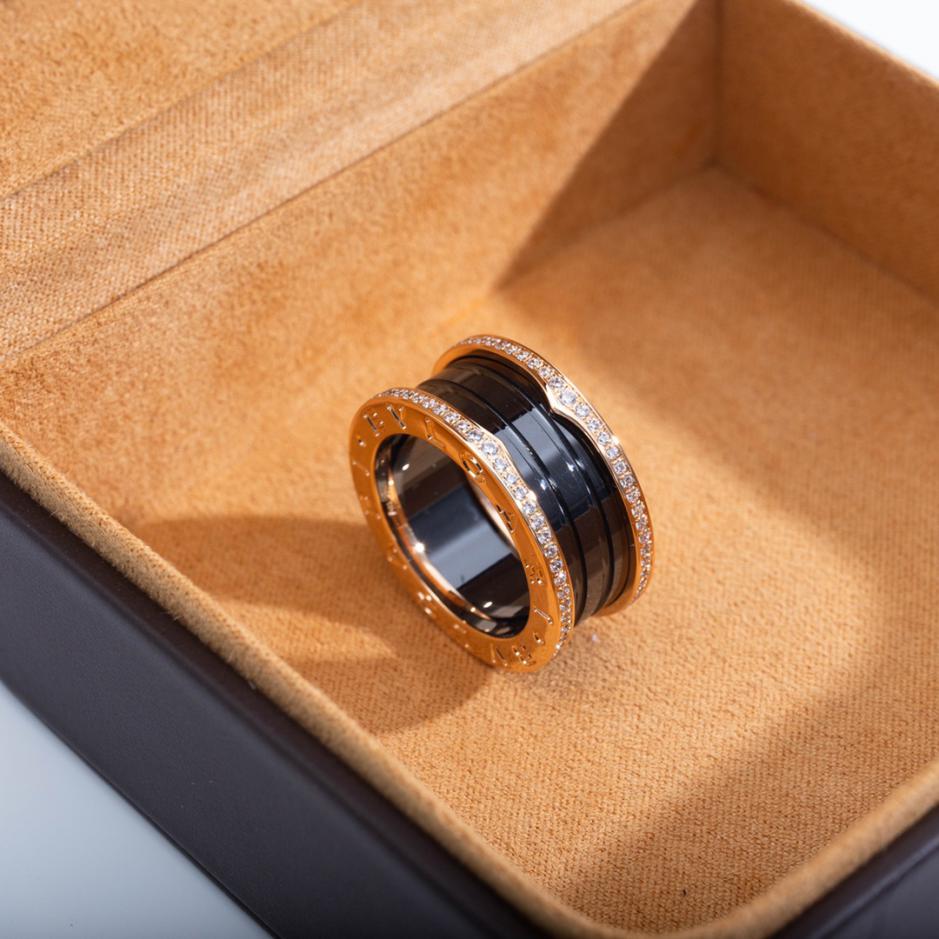 réplica,joyas,joyería,1:1,replica,fake,lujo,barato réplica,joyas,joyería,1:1,replica,fake,lujo,barato Anillo de diamantes de cerámica clásico Bvlgari