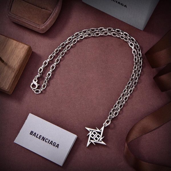 réplica,joyas,joyería,1:1,replica,fake,lujo,barato Collar Balenciaga Amor 2 en 1