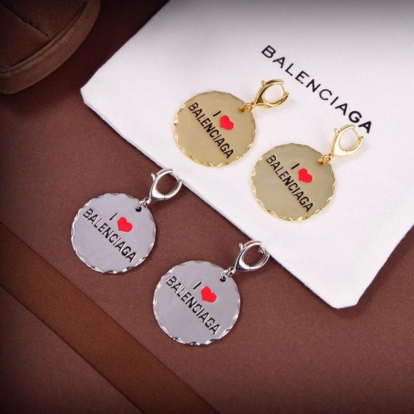 réplica,joyas,joyería,1:1,replica,fake,lujo,barato Pendientes nuevos de Balenciaga