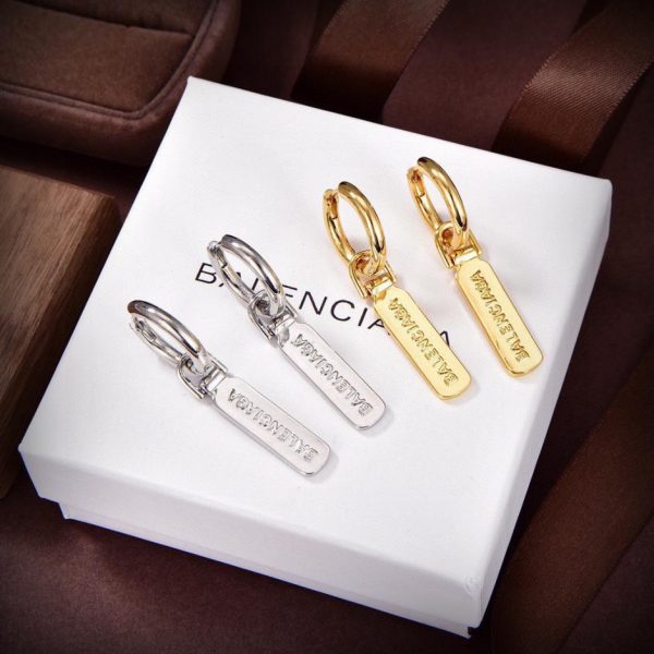 réplica,joyas,joyería,1:1,replica,fake,lujo,barato Pendientes nuevos de Balenciaga