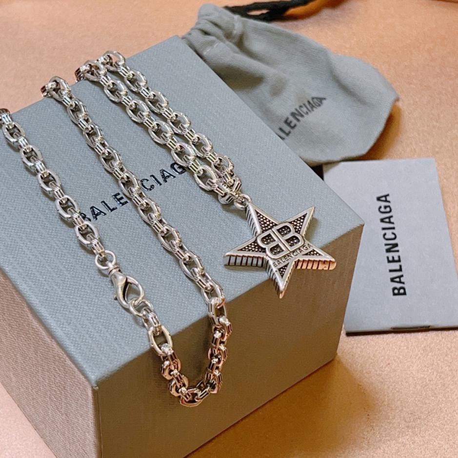réplica,joyas,joyería,1:1,replica,fake,lujo,barato Balenciaga nuevo collar