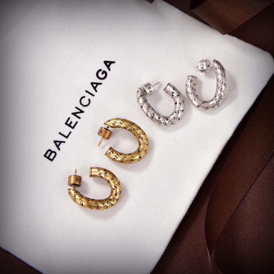 réplica,joyas,joyería,1:1,replica,fake,lujo,barato Pendientes Balenciaga