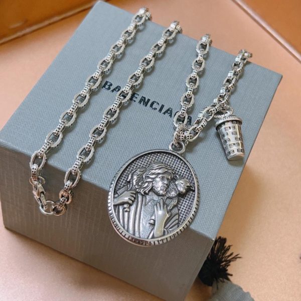 réplica,joyas,joyería,1:1,replica,fake,lujo,barato Balenciaga nuevo collar