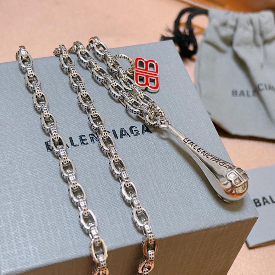 réplica,joyas,joyería,1:1,replica,fake,lujo,barato réplica,joyas,joyería,1:1,replica,fake,lujo,barato Balenciaga nuevo collar con cremallera