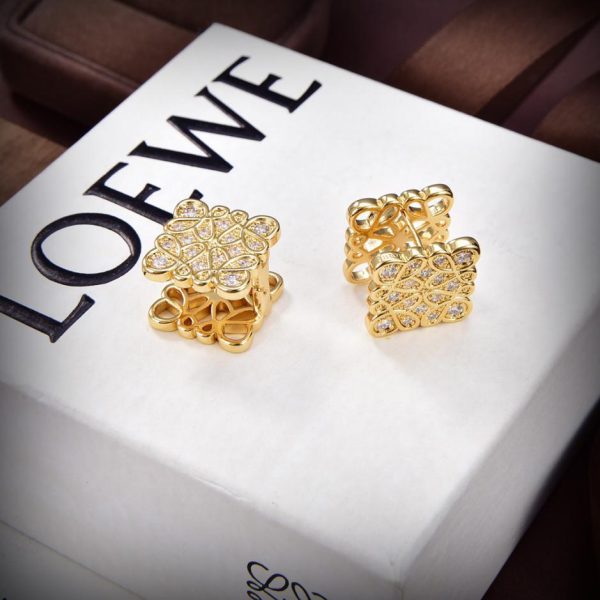 réplica,joyas,joyería,1:1,replica,fake,lujo,barato Pendientes LOEWE letras nuevas