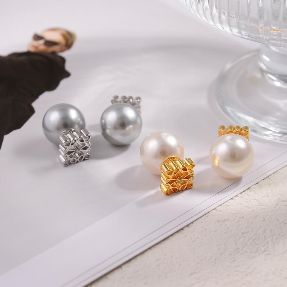 réplica,joyas,joyería,1:1,replica,fake,lujo,barato Pendientes letras LOEWE
