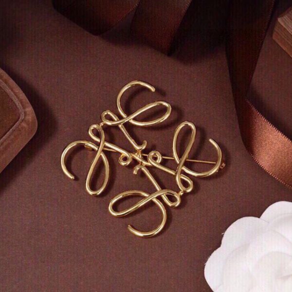 réplica,joyas,joyería,1:1,replica,fake,lujo,barato LOEWE nuevos pendientes de oro