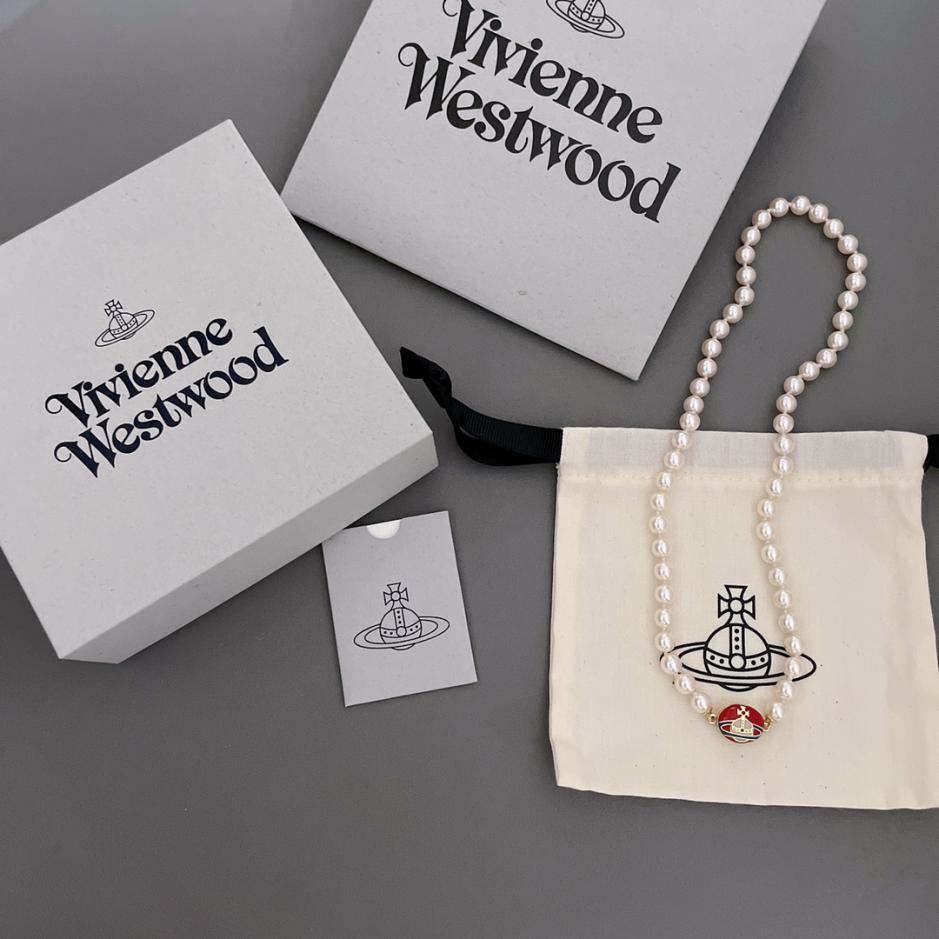 réplica,joyas,joyería,1:1,replica,fake,lujo,barato Collar Planeta Vivienne Westwood