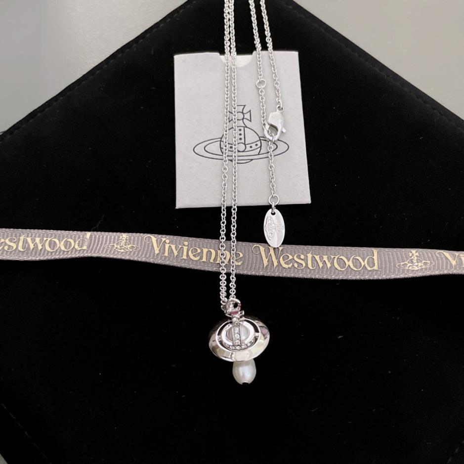 réplica,joyas,joyería,1:1,replica,fake,lujo,barato Vivienne Westwood Collar Saturno 3D