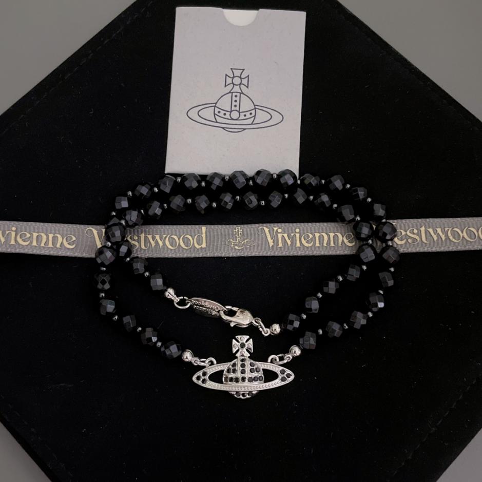 réplica,joyas,joyería,1:1,replica,fake,lujo,barato Collar Planeta Vivienne Westwood