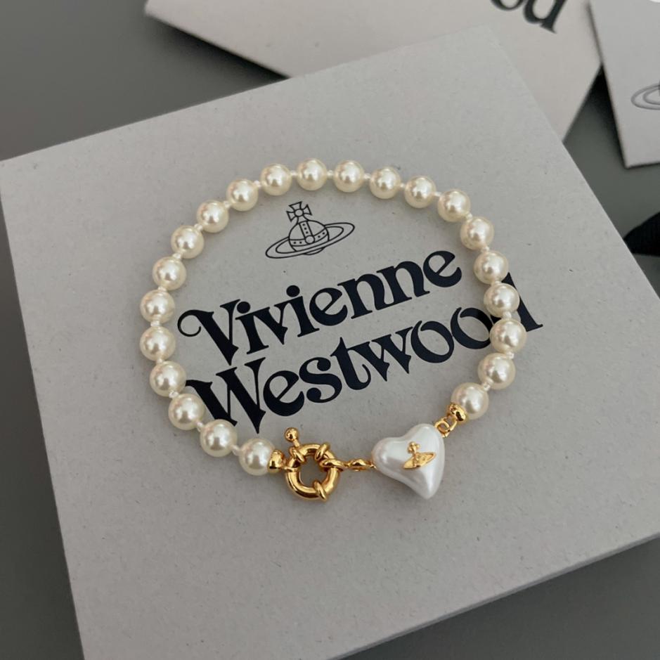 réplica,joyas,joyería,1:1,replica,fake,lujo,barato Pulsera de perlas de Vivienne Westwood