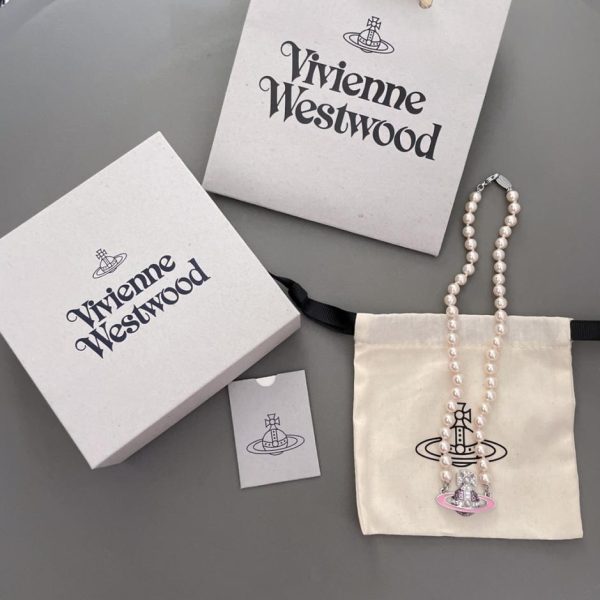 réplica,joyas,joyería,1:1,replica,fake,lujo,barato Collar de perlas de Vivienne Westwood