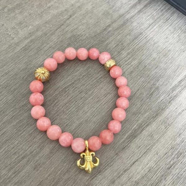 réplica,joyas,joyería,1:1,replica,fake,lujo,barato Pulsera Corazones Cromada