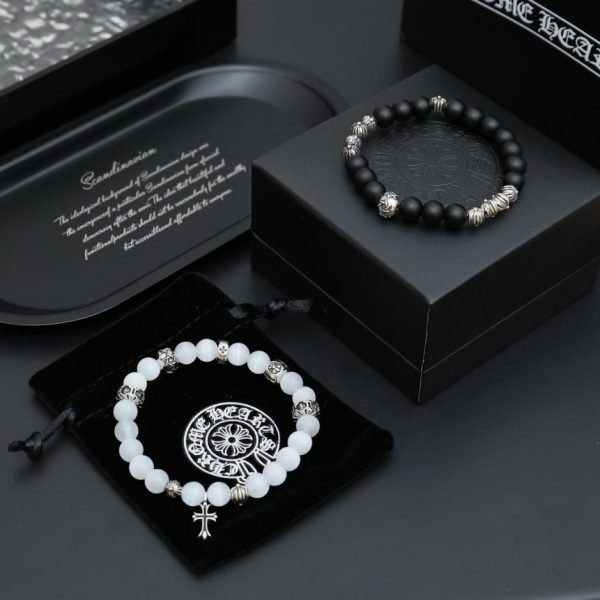 réplica,joyas,joyería,1:1,replica,fake,lujo,barato Pulsera Corazones Cromada