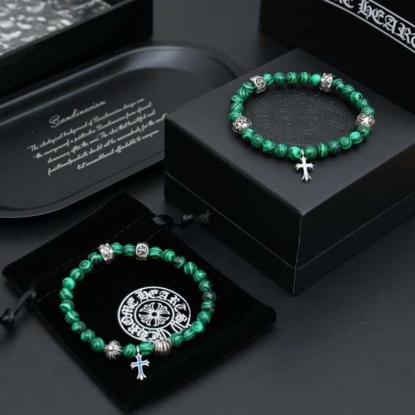 réplica,joyas,joyería,1:1,replica,fake,lujo,barato Pulsera Corazones Cromada