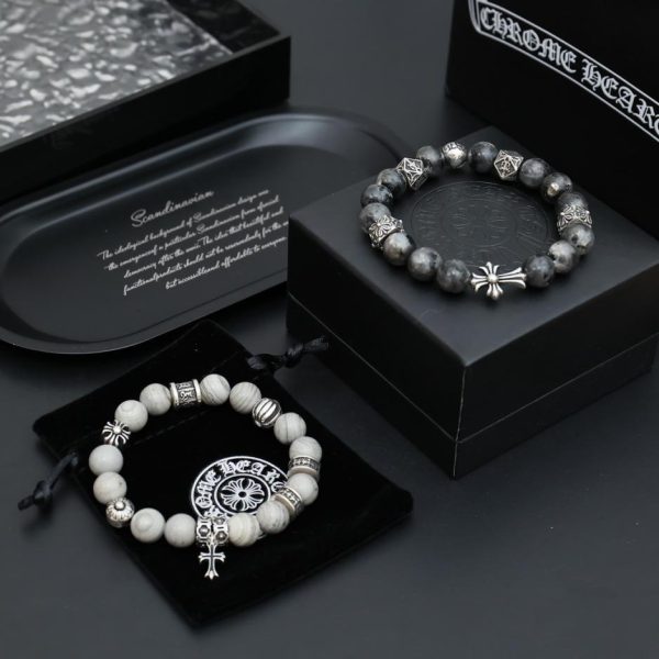 réplica,joyas,joyería,1:1,replica,fake,lujo,barato Pulsera Corazones Cromada