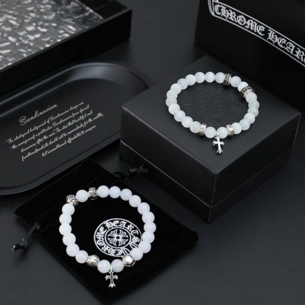 réplica,joyas,joyería,1:1,replica,fake,lujo,barato Pulsera Corazones Cromada