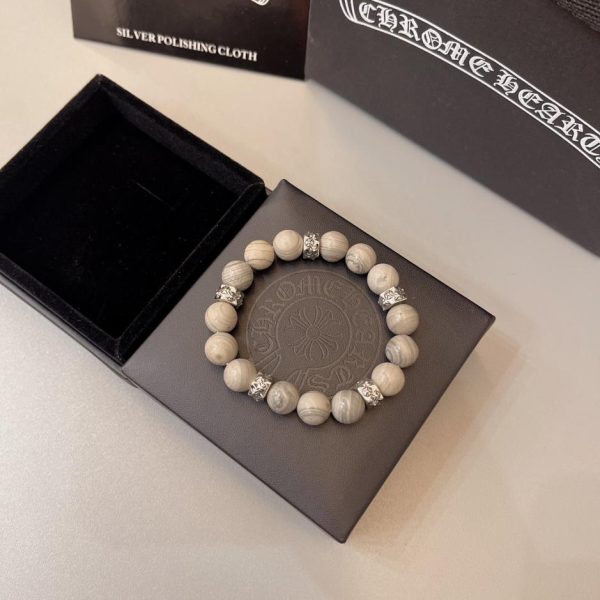 réplica,joyas,joyería,1:1,replica,fake,lujo,barato Pulsera Cromada Corazones Naturales