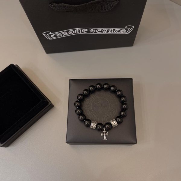 réplica,joyas,joyería,1:1,replica,fake,lujo,barato Pulsera Cromada Corazones Naturales