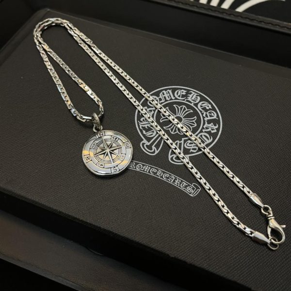 réplica,joyas,joyería,1:1,replica,fake,lujo,barato Collar vintage multielementos Chrome Hearts