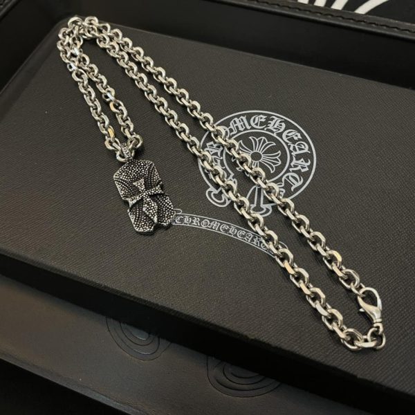 réplica,joyas,joyería,1:1,replica,fake,lujo,barato Collar vintage multielementos Chrome Hearts
