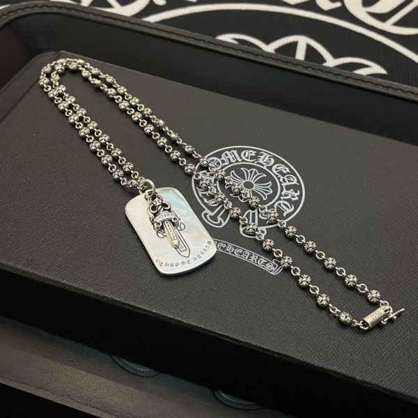 réplica,joyas,joyería,1:1,replica,fake,lujo,barato Collar vintage multielementos Chrome Hearts