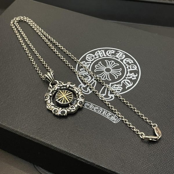 réplica,joyas,joyería,1:1,replica,fake,lujo,barato Collar vintage multielementos Chrome Hearts