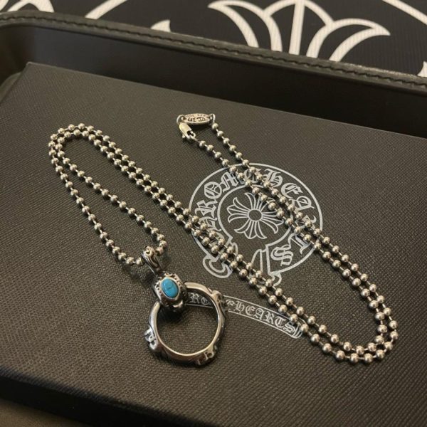 réplica,joyas,joyería,1:1,replica,fake,lujo,barato Collar Bolas Vintage Corazones Cromados