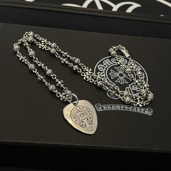 réplica,joyas,joyería,1:1,replica,fake,lujo,barato Collar vintage multielementos Chrome Hearts