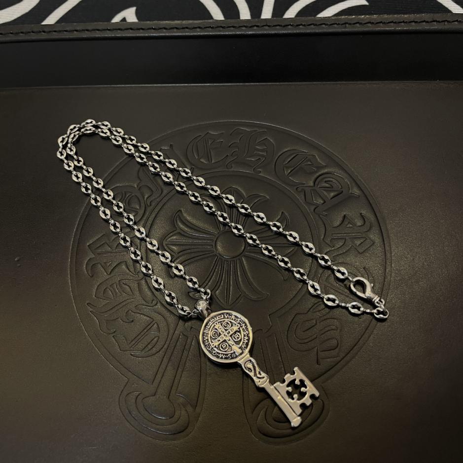 réplica,joyas,joyería,1:1,replica,fake,lujo,barato réplica,joyas,joyería,1:1,replica,fake,lujo,barato Collar vintage Chrome Hearts figura 8