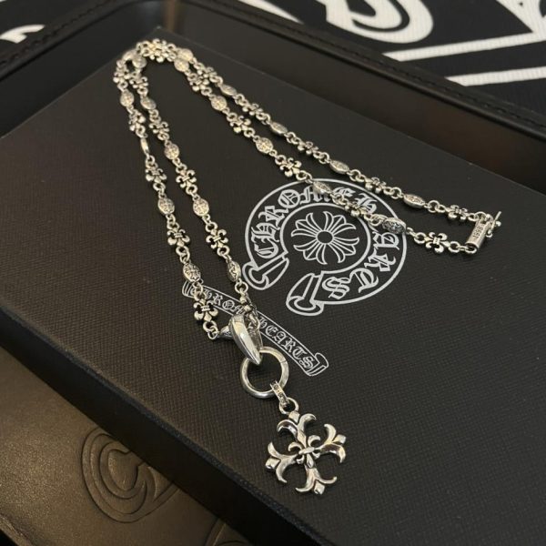 réplica,joyas,joyería,1:1,replica,fake,lujo,barato Collar vintage multielementos Chrome Hearts