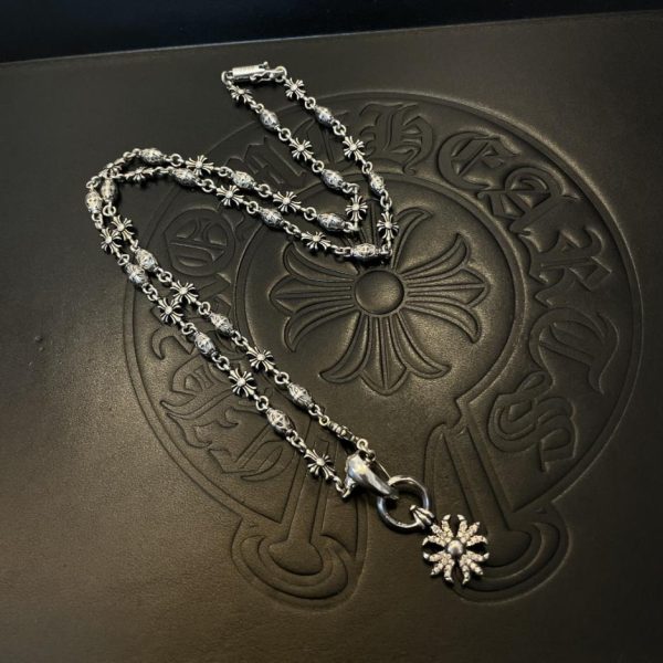 réplica,joyas,joyería,1:1,replica,fake,lujo,barato Collar vintage multielementos Chrome Hearts