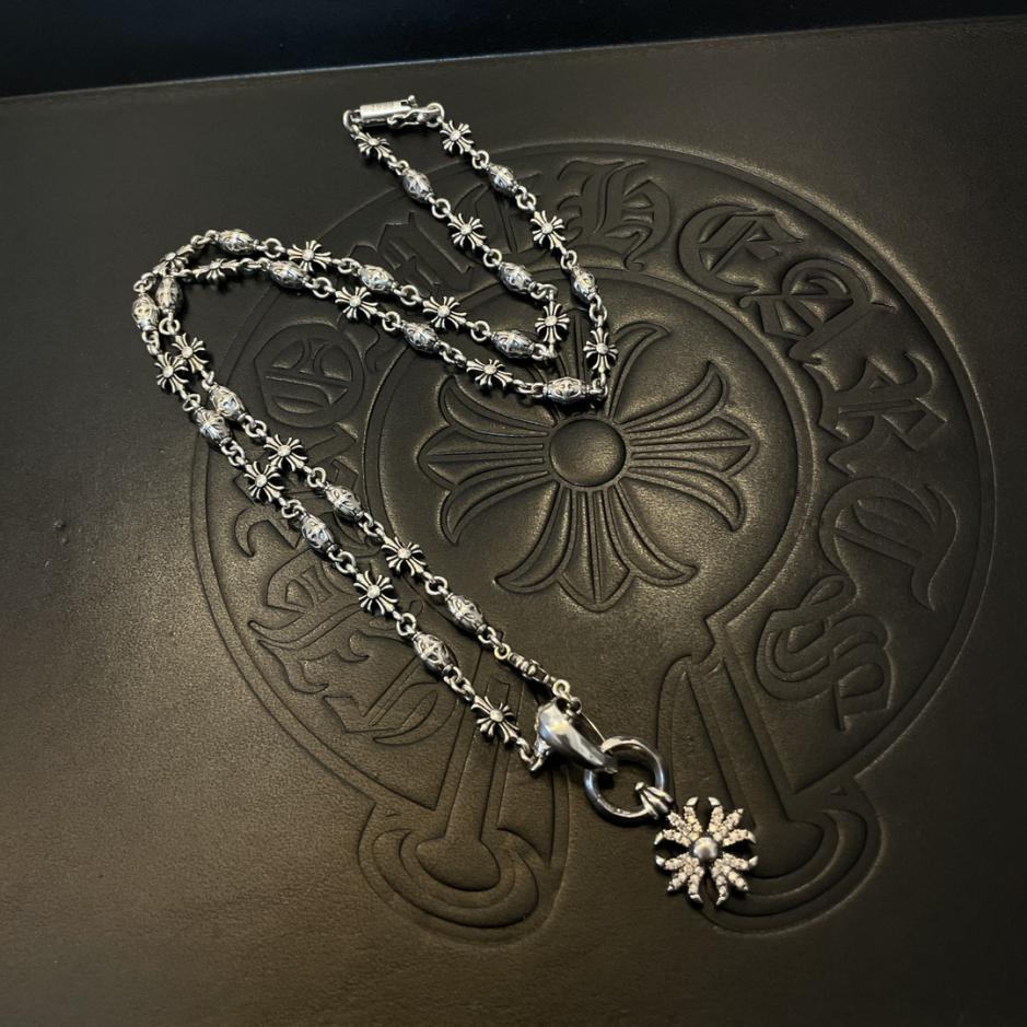 réplica,joyas,joyería,1:1,replica,fake,lujo,barato réplica,joyas,joyería,1:1,replica,fake,lujo,barato Collar vintage multielementos Chrome Hearts