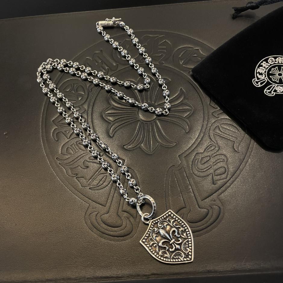 réplica,joyas,joyería,1:1,replica,fake,lujo,barato réplica,joyas,joyería,1:1,replica,fake,lujo,barato Collar Bola Cruz Vintage Corazones Cromados
