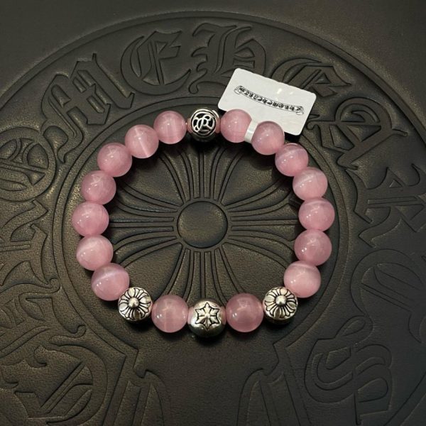 réplica,joyas,joyería,1:1,replica,fake,lujo,barato ¡Pulsera ojo de gato blanco multielemento dorado Chrome Hearts!