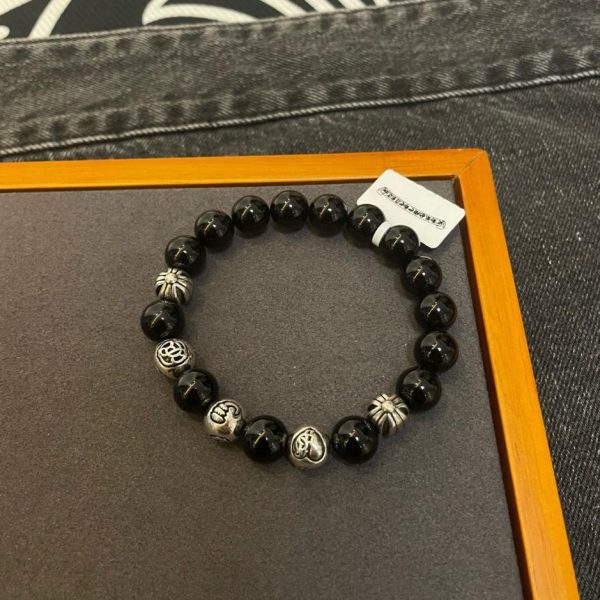 réplica,joyas,joyería,1:1,replica,fake,lujo,barato Pulsera retro Chrome Hearts turquesa con múltiples elementos