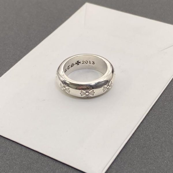 réplica,joyas,joyería,1:1,replica,fake,lujo,barato Anillo Cruz Corazones Cromados
