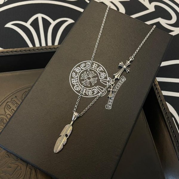 réplica,joyas,joyería,1:1,replica,fake,lujo,barato Collar vintage multielementos Chrome Hearts
