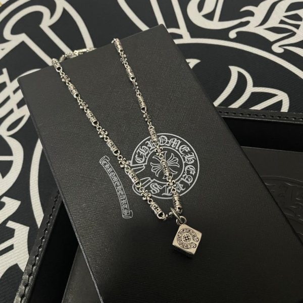 réplica,joyas,joyería,1:1,replica,fake,lujo,barato Collar lateral cruzado vintage Chrome Hearts