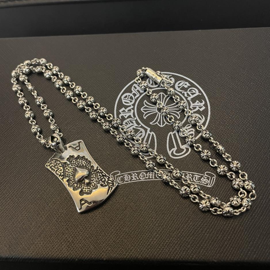 réplica,joyas,joyería,1:1,replica,fake,lujo,barato réplica,joyas,joyería,1:1,replica,fake,lujo,barato Collar vintage multielementos Chrome Hearts