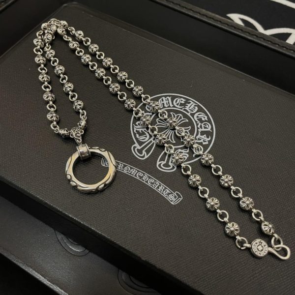 réplica,joyas,joyería,1:1,replica,fake,lujo,barato Collar vintage multielementos Chrome Hearts