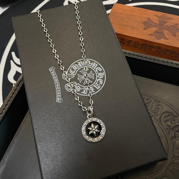 réplica,joyas,joyería,1:1,replica,fake,lujo,barato Collar vintage de 8 figuras Chrome Hearts