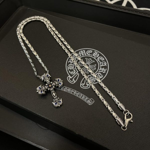 réplica,joyas,joyería,1:1,replica,fake,lujo,barato Collar vintage multielementos Chrome Hearts