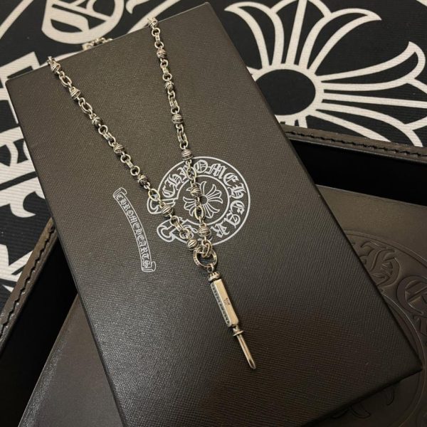 réplica,joyas,joyería,1:1,replica,fake,lujo,barato Collar vintage multielementos Chrome Hearts