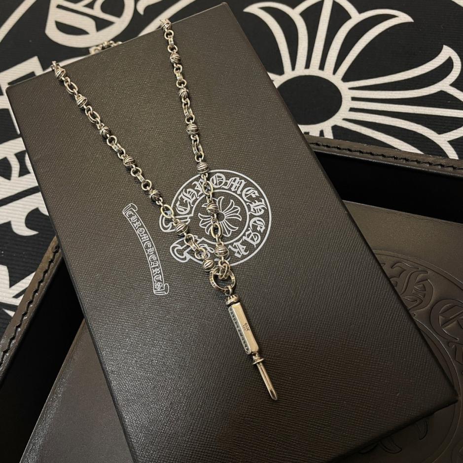 réplica,joyas,joyería,1:1,replica,fake,lujo,barato réplica,joyas,joyería,1:1,replica,fake,lujo,barato Collar vintage multielementos Chrome Hearts